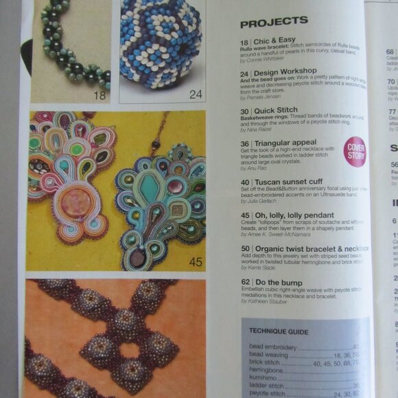 Bead and Button Magazine Creative Ideas For The Art of Beads, Jewelry April 2014 - Picture 4 of 9